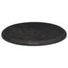 vidaXL Bordsskiva svart &Oslash;40x2,5 cm marmor