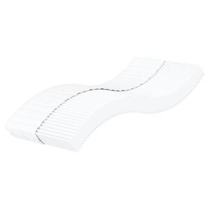 vidaXL Skummadrass vit 100x220 cm h&aring;rdhet H2 H3