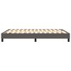 vidaXL Boxspring-s&auml;ngram gr&aring; 140x200 cm konstl&auml;der