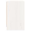 vidaXL S&auml;ngbord 2 st vit 40x31x50 cm massivt furu