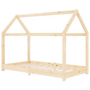 vidaXL Barns&auml;ng massiv furu 70x140 cm