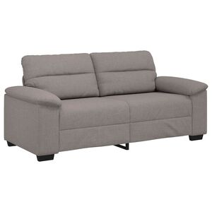 vidaXL 2-sitssoffa taupe 180x81x84 cm tyg