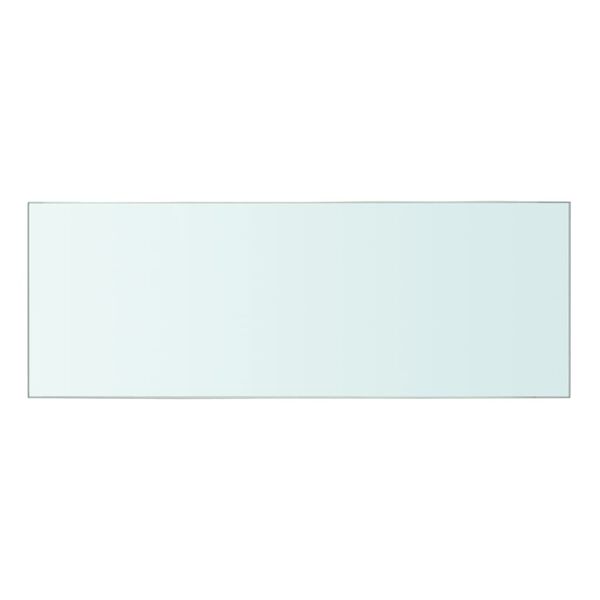 vidaXL Hyllplan 2 st glas genomskinlig 40x12 cm