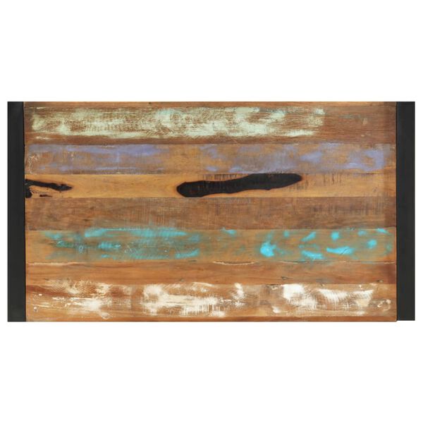 vidaXL Barbord 110x60x110 cm massivt återvunnet trä