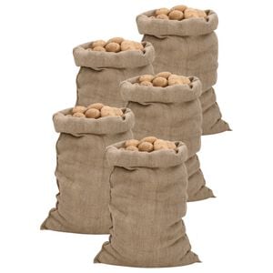 vidaXL Jutes&auml;ckar 5 st 60x105 cm 100% jute 340 gsm