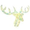 vidaXL Ren Pull Sl&auml;de 140 LED-lampor Varmvit 68 x 36.5 x 62.5 cm PET