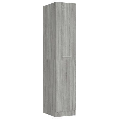 vidaXL Apoteksskåp grå sonoma 30x42,5x150 cm konstruerat trä