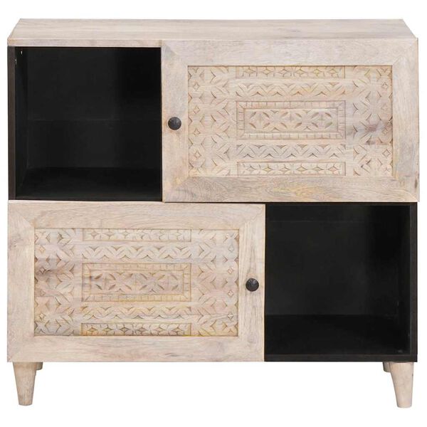 vidaXL Sideboard Vit 33,5 x 80 x 75 cm