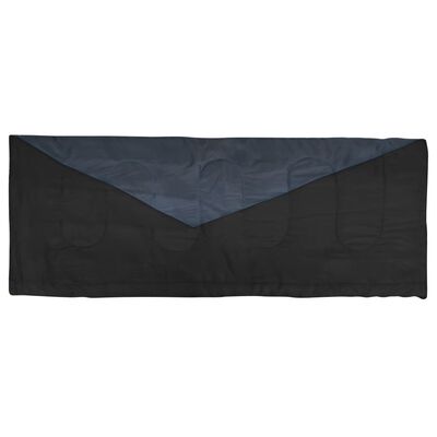vidaXL Lätta sovsäckar 2 st rektangulär svart 1100 g 10°C