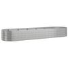 vidaXL Odlingsl&aring;da pulverlackerat st&aring;l 510x140x68 cm silver
