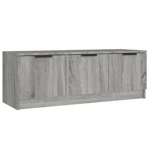 vidaXL TV-b&auml;nk gr&aring; sonoma 102x35x36,5 cm konstruerat tr&auml;