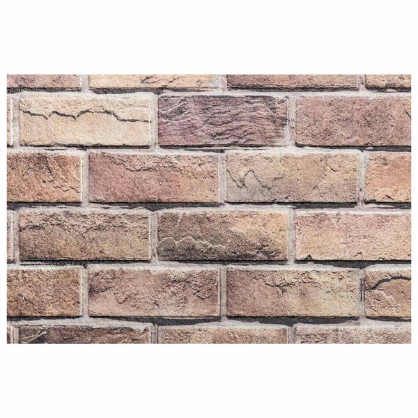 vidaXL V&auml;ggpaneler 10 pcs Brun och Gr&aring; 100 x 50 cm EPS Skum