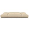 vidaXL Palldyna beige 120x80x12 cm tyg