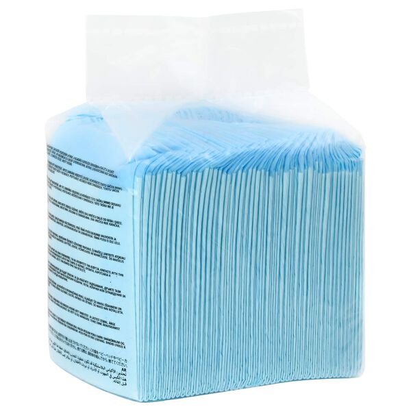 vidaXL Träningspad för djur 50 pcs Blå och Vit 60 x 45 cm