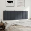 vidaXL Headboard Cushion "Hanko" Dark Grey 120 cm Velvet