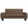 vidaXL Barnsoffa brun 70x45x30 cm tyg