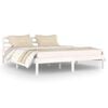 vidaXL S&auml;ngram massiv furu 160x200 cm vit
