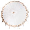 vidaXL Balinesisk Parasol Kr&auml;m 185 x 185 x 260 cm Bomull