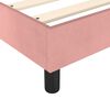 vidaXL Boxspring-s&auml;ngram rosa 90x200 cm sammet