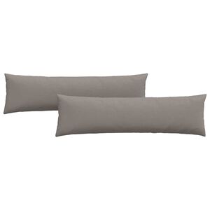 vidaXL Sofakuddar 2 pcs Taupe 145 x 40 cm tyg