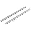 vidaXL G&auml;ngat R&ouml;r 2 pcs Silver 6 x 120 mm St&aring;l