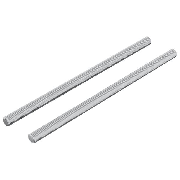 vidaXL G&auml;ngat R&ouml;r 2 pcs Silver 6 x 120 mm St&aring;l