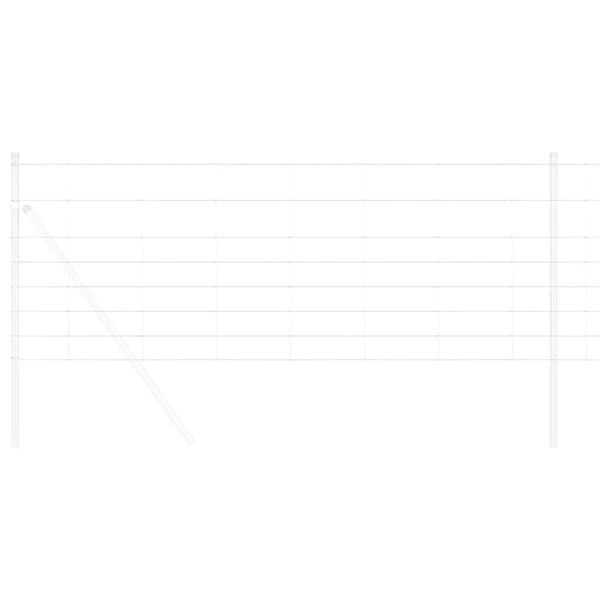 vidaXL St&auml;ngsel f&ouml;r &aring;ker / &auml;ng Silver 50 x 0,8 m Galvaniserat st&aring;l