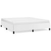 vidaXL S&auml;ngram utan madrass vit 160x200 cm konstl&auml;der