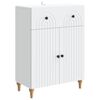 vidaXL Sideboard Vit 66 x 34,5 x 90 cm Konstruerat tr&auml;