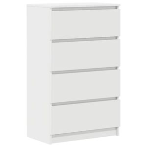 vidaXL Byr&aring; vit 60x35x98,5 cm konstruerat tr&auml;