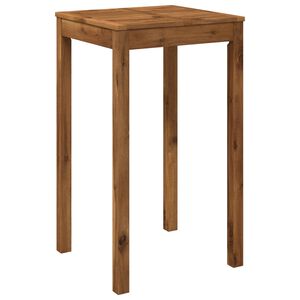 vidaXL Tr&auml;dg&aring;rd Bar Bord Naturlig 60 x 60,5 x 105 cm Massivt Akaciatr&auml;