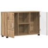 vidaXL Sideboard Artisan Ek 88,5 x 30,5 x 55,5 cm Konstruerat tr&auml;