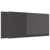 vidaXL K&ouml;ksskydd 2 pcs M&ouml;rkgr&aring; 120 x 60 cm h&auml;rdat glas
