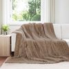 vidaXL Filtar 6 pcs Kamel 270 x 240 cm Fleece