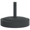 vidaXL Parasollfot för Ø38 / 48 mm stolpar 25 kg rund