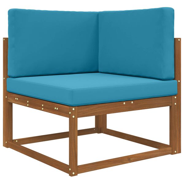 vidaXL Utomhus Soffa Kudde 3 pcs Kungsbl&aring; Polyester