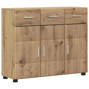 vidaXL Sideboard FLORIN 88,5 x 30,5 x 73 cm Artisan Ek Konstruerat tr&auml;
