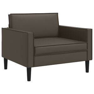 vidaXL XL F&aring;t&ouml;lj Brun Konstl&auml;der