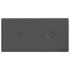 vidaXL Väggpaneler 12 st grå 30x15 cm konstläder 0,54 m²