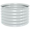 vidaXL Odlingsl&aring;da upph&ouml;jd galvaniserat st&aring;l 80x80x44 cm silver