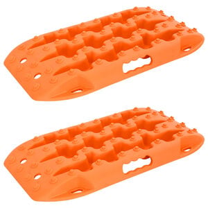 vidaXL Traktionsplatta 2 st Orange 57,5x30,5x5,5 cm F&ouml;rst&auml;rkt nylon