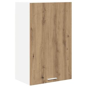 vidaXL H&auml;ngande sk&aring;p Artisan ek och vit 50 x 31 x 80 cm