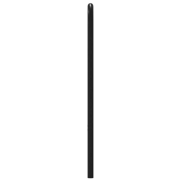 vidaXL S&auml;nggavel brun ek 140 cm st&aring;l och konstruerat tr&auml;