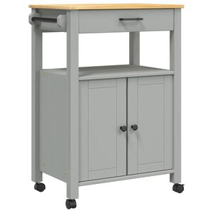 vidaXL K&ouml;ksvagn MONZA 60x40x88,5 cm massivt furu