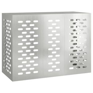 vidaXL T&auml;ckning f&ouml;r Luftkonditionering Silver 110 x 50 x 80 cm