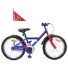vidaXL Barncykel 18 Tum f&ouml;r 5-7 &aring;r gamla M&ouml;rkbl&aring;