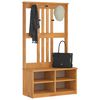 vidaXL Hallträd SANDNES 87x40x159,5cm massiv träfuru