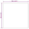 vidaXL Fusk Skinnmatta Tafalla Rosa 160 x 160 cm Polyester