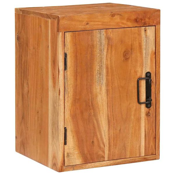 vidaXL S&auml;ngbord 2 pcs Brun 35 x 33 x 48 cm Massivt Tr&auml; Akacia