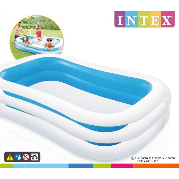 Intex Familjepool Swim Center 262x175x56 cm